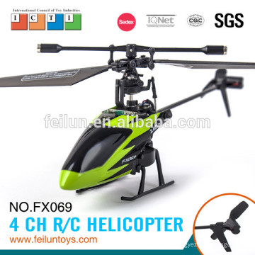 Feilun FX069 2.4 G 4ch six axes gyro contrôle petit hélicoptère rc pour certificat CE/FCC/ASTM vente